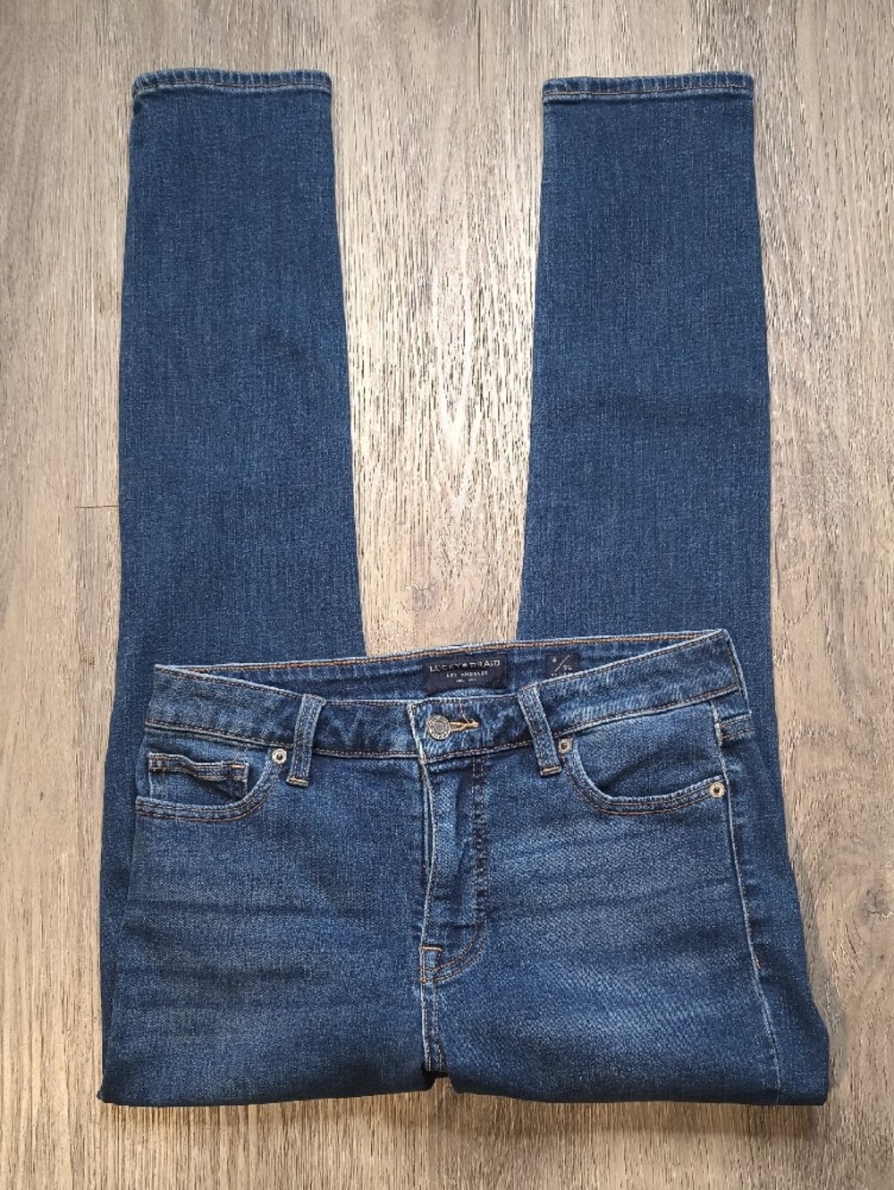 Mid Rise Skinny Hayden w/28" Inseam Lucky Brand Women's Size 6 Jeans 859